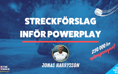 Harrysson inför Powerplay med extrapengar