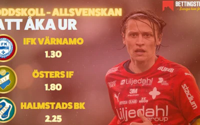 Allsvenskan odds - att åka ur - Bettingstugan