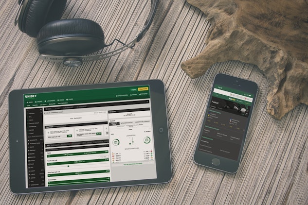 Bet365 Unibet mobil app surfplatta