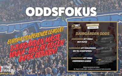 Djurgården odds Bettingstugan - Europa Conference League