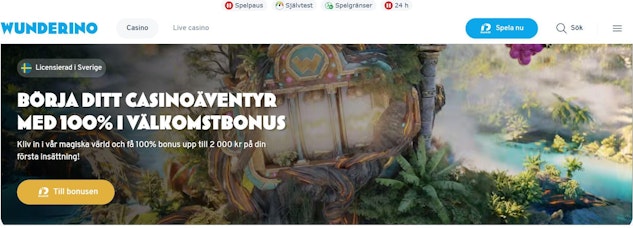 Wunderino Casino - Startsida - Bettingstugan