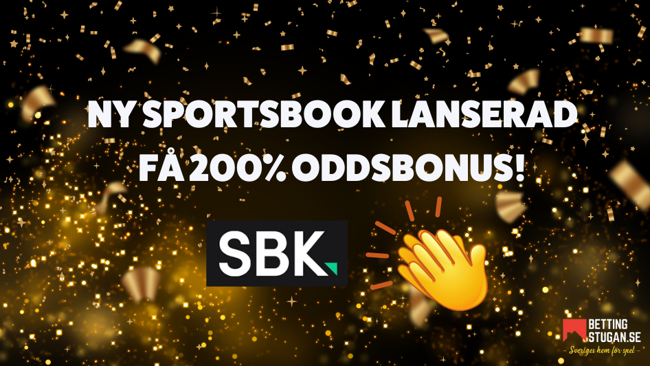 SBK till Sverige - med generös oddsbonus på 200%!