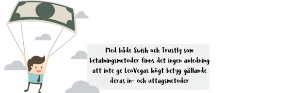 LeoVegas betyg betalningsmetoder - Bettingstugan