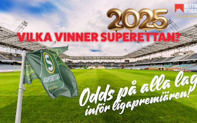 Bettingstugan Odds vinnare Superettan 2025