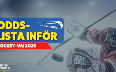Odds vinnare Hockey-VM 2025 - Bettingstugan