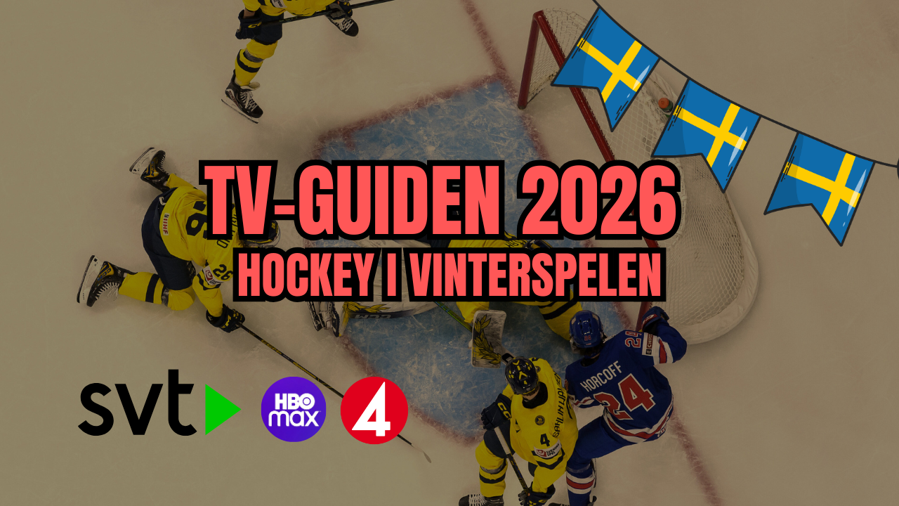 TV-tider & kanaler för att följa OS-hockeyn 2026