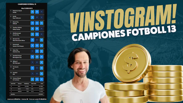 Campione 13 rätt Fotboll 13 Bettingstugan