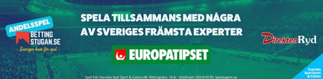 Andelsspel Europatipset Bettingstugan Direkten Ryd