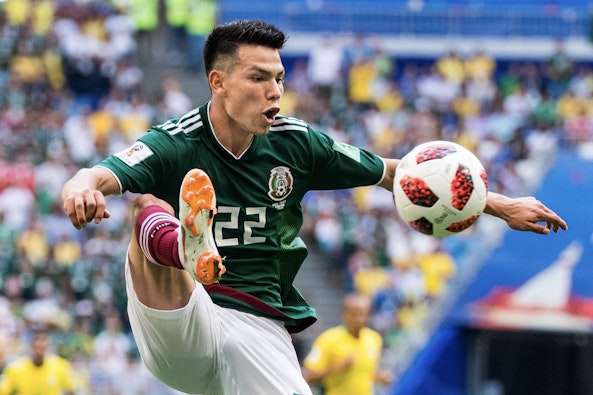 Anfallaren Hirving Lozano i Mexiko