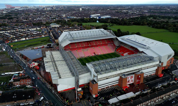 Anfield i Liverpool
