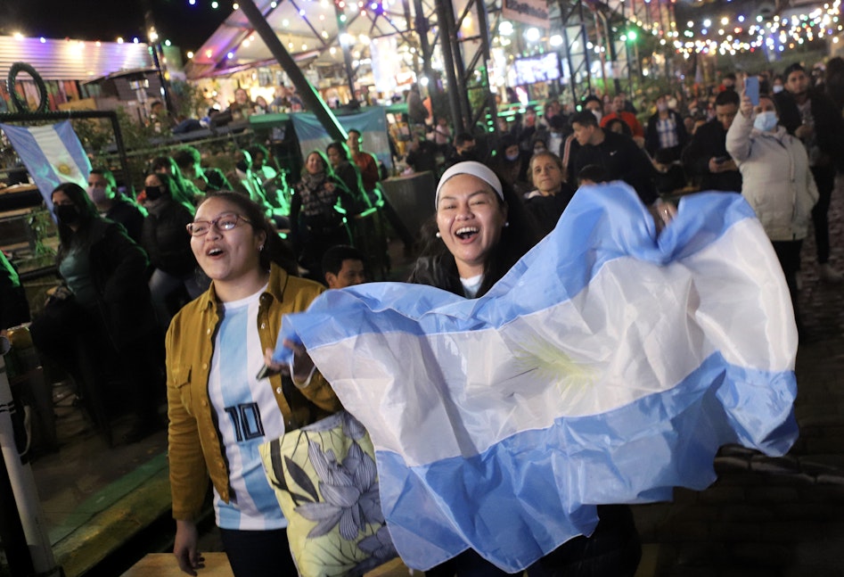 Argentina fotboll fans