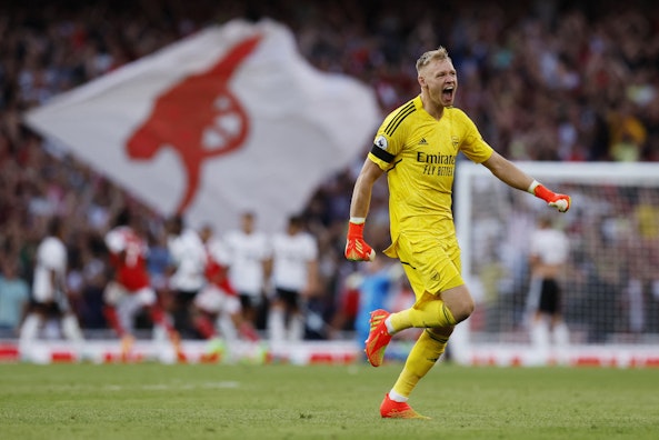 Arsenal jubel efter seger mot Fulham