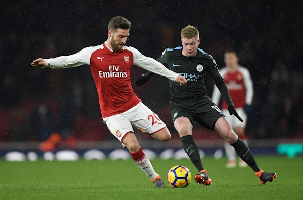 Arsenal Vs Man City De Bruyne