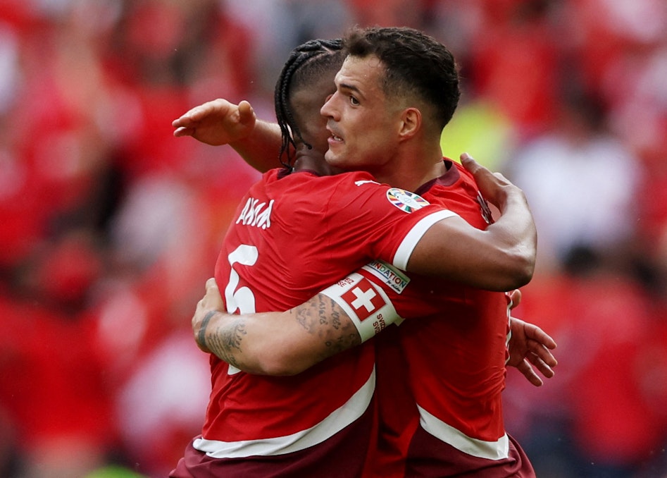 Xhaka var planens gigant mot Ungern