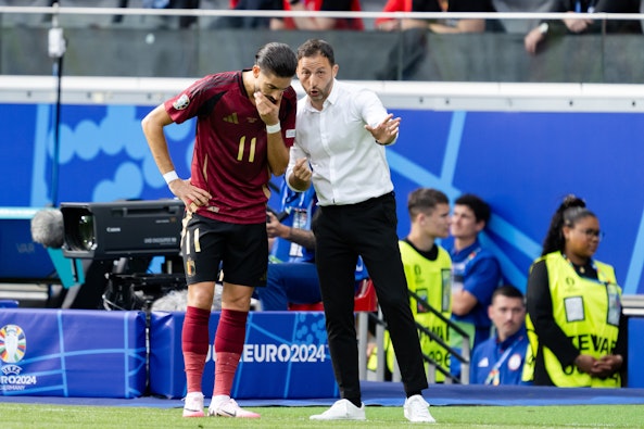 Förbundskapten Domenico Tedesco