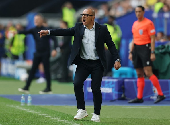 Slovakiens förbundskapten Francesco Calzona