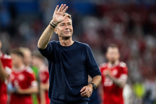 Förbundskapten Kasper Hjulmand tog danmark vidare efter tre oavgjorda matcher