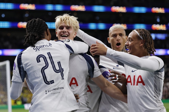 Tottenham Lucas Bergvall Champions League Bettingstugan