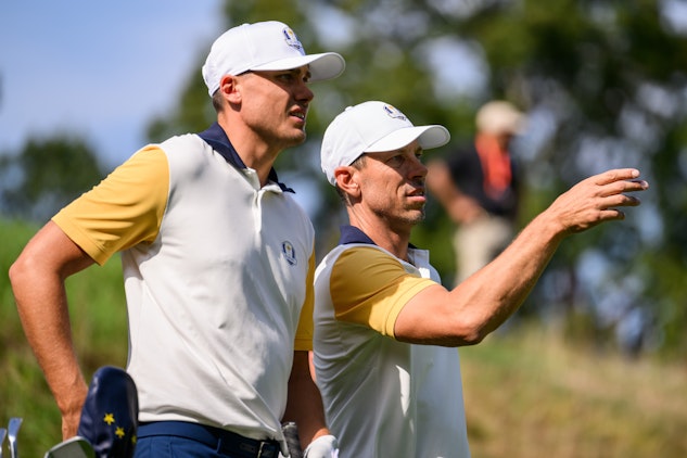 Ludvig Åberg och Joe Skovron