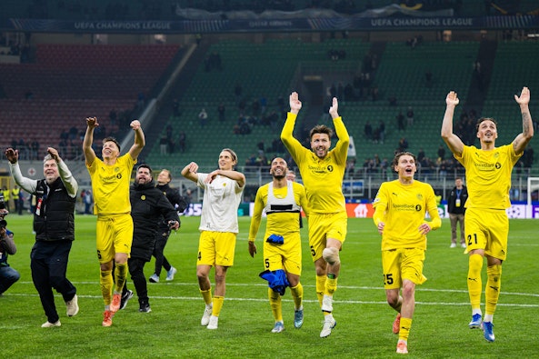 Bodö/Glimt firar i Milano