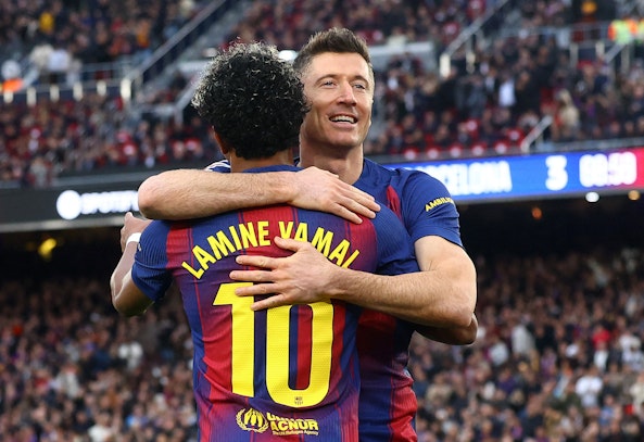 Barcelona Yamal och Lewandowski
