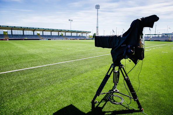 TV-kamera Fotboll Bettingstugan
