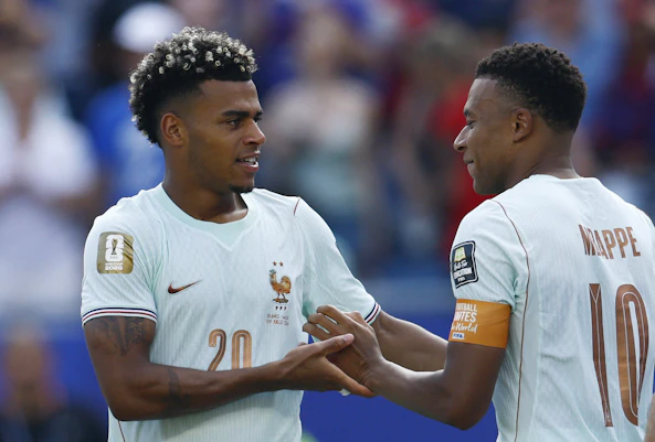Frankrike VM 2026 Bettingstugan Mbappe firar