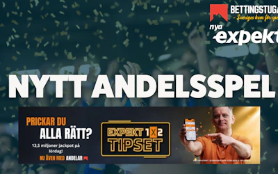 BETTINGSTUGAN Andelar Expekt Tipset 1X2