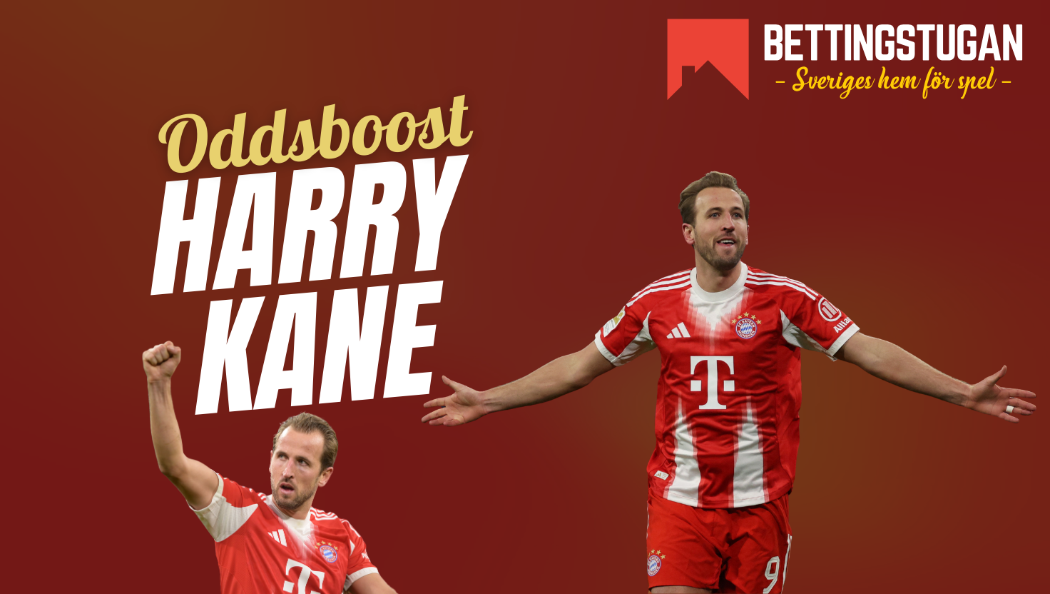 Oddsboost CL Bayern Munchen Bettingstugan Harry Kane