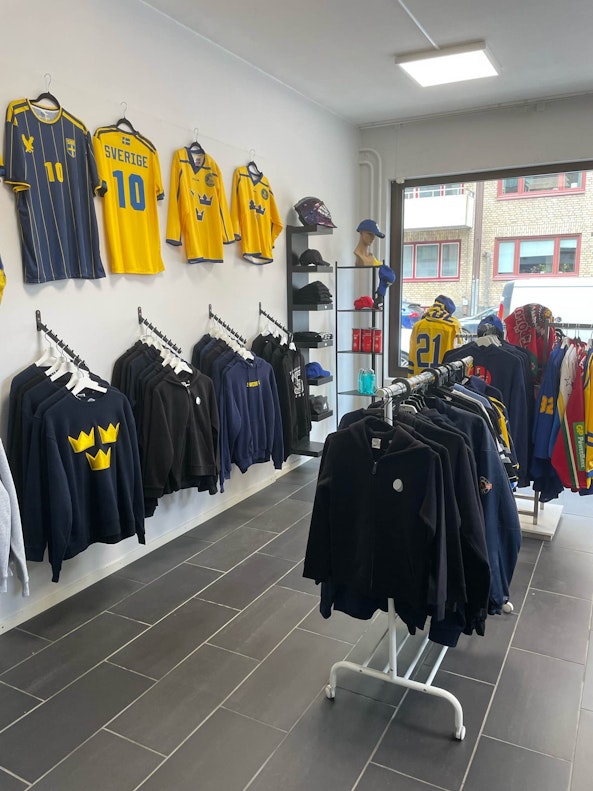 B Ild fran Salos butik i Goteborg