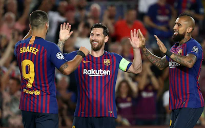 Barcelona Messi Suarez