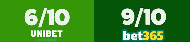 Bet365 vs Unibet bonus