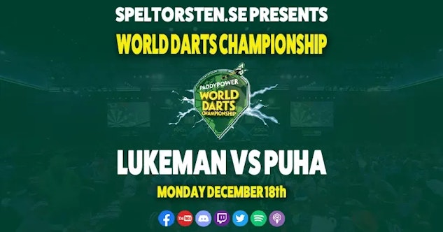 Betting tips Lukeman vs Puha World Darts Championship