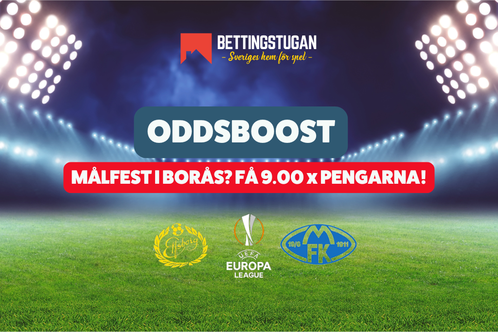 Bettingstugan Oddsboost Elfsborg Molde