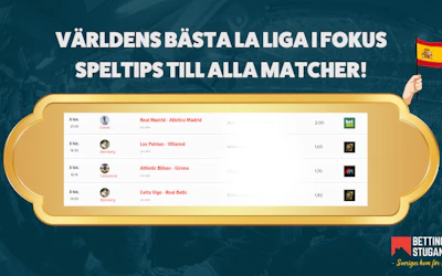 Speltips La Liga Bettingstugan