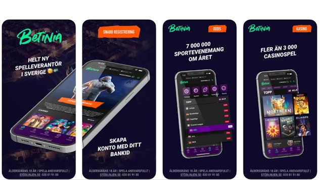Betinia app - Bettingstugan.se