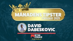 Bettingstugan Månadens tipster Februari 2025 - David Dabeskovic
