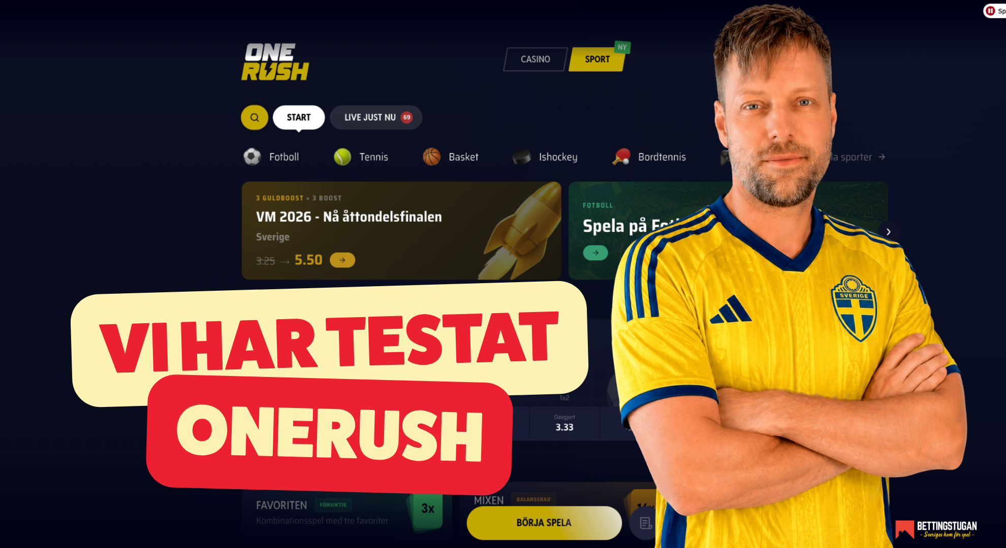 OneRush Sportsbook: en frisk fläkt i en marknad där mycket känns likadant