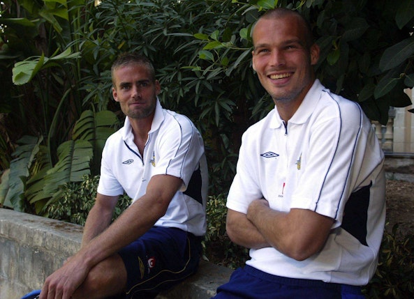 Fredrik Ljungberg och Olof Mellberg