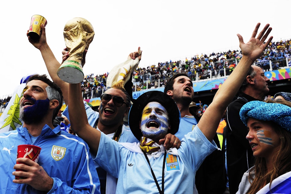 Uruguay fans
