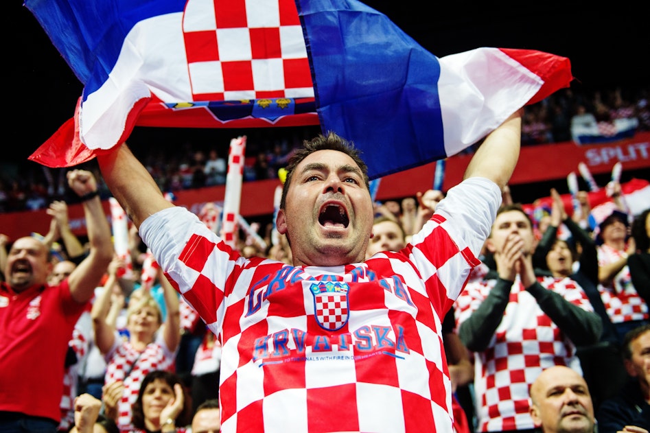 Kroatien fans Fotbolls-EM 2021