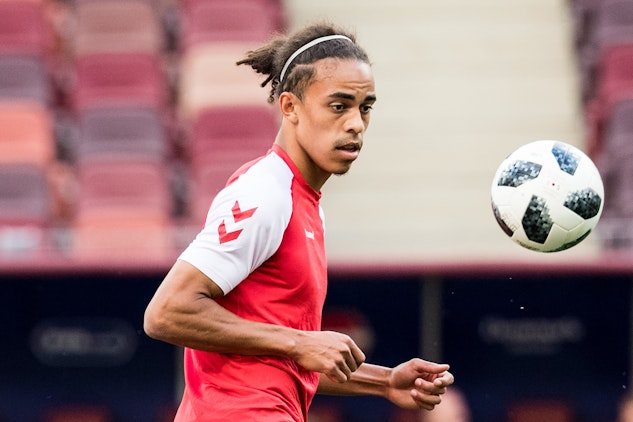 Yussuf Poulsen Danmark Fotbolls-EM 2021 Grupp B