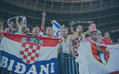 Kroatien VM fans