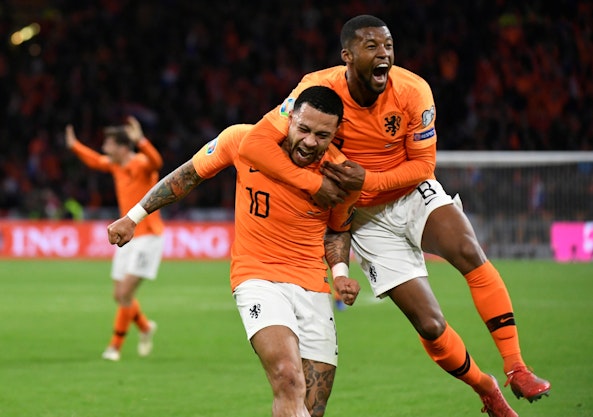 Memphis Depay Fotbolls-EM 2021 Grupp C Holland Nederländerna