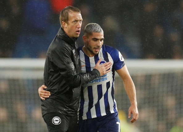 Stryktipset Potter Brighton Watford Maupay Everton