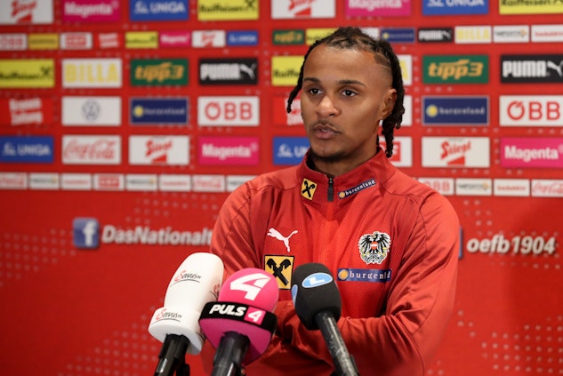 Valentino Lazaro Fotbolls-EM 2021 Österrike Grupp C