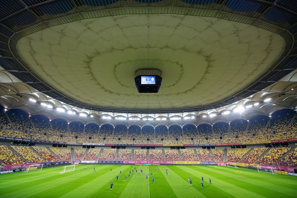 Inför Österrike Nordmakedonien National Arena Bukarest