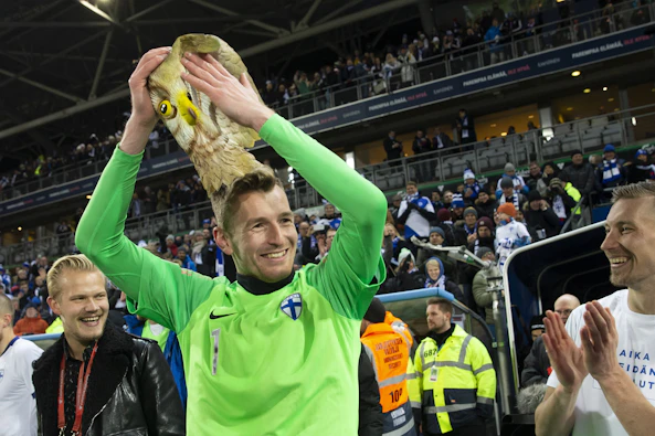 Lukas Hradecky Finland 2021 Fotbolls-EM Finlands målvakt