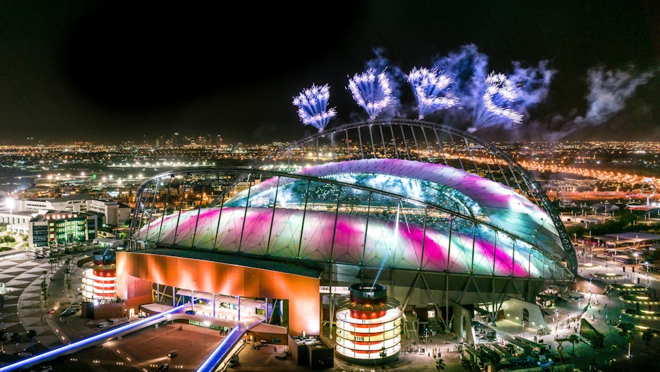 Qatar Arenor Städer Fotbolls VM 2022