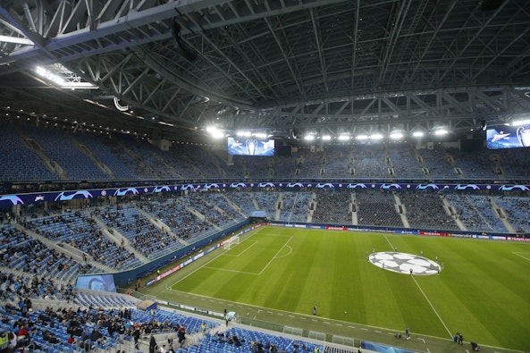 Sverige - Slovakien Fotbolls EM Gazprom Arena